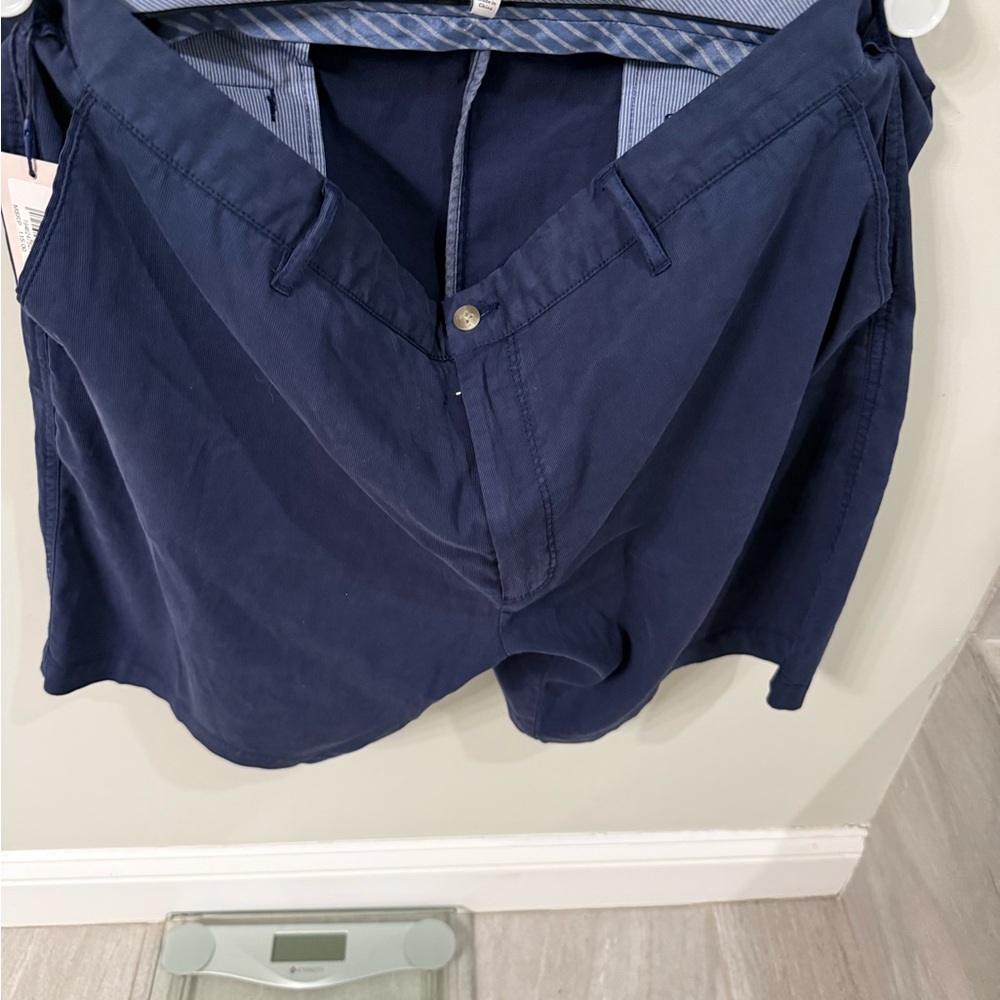 Peter Millar Blue Striped Shorts